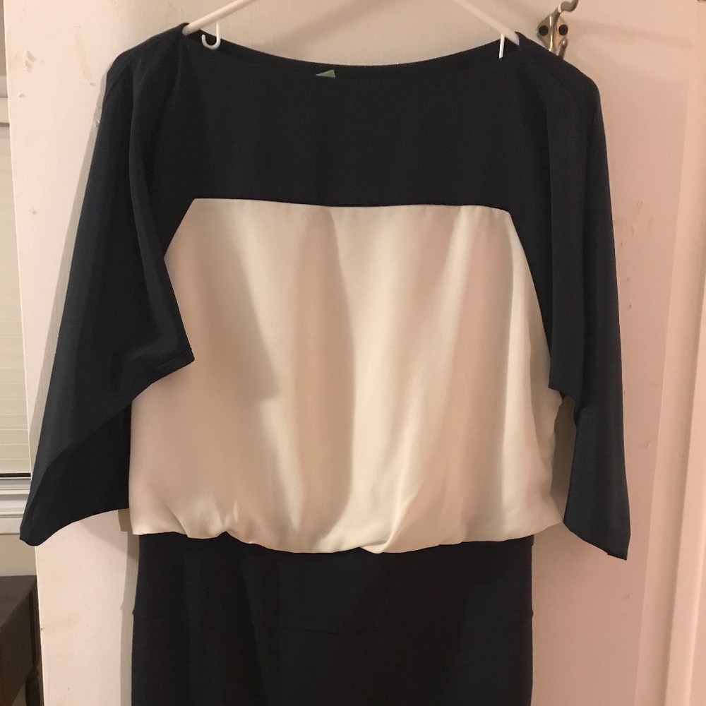 NWOT Blue and White Cocktail Dress
